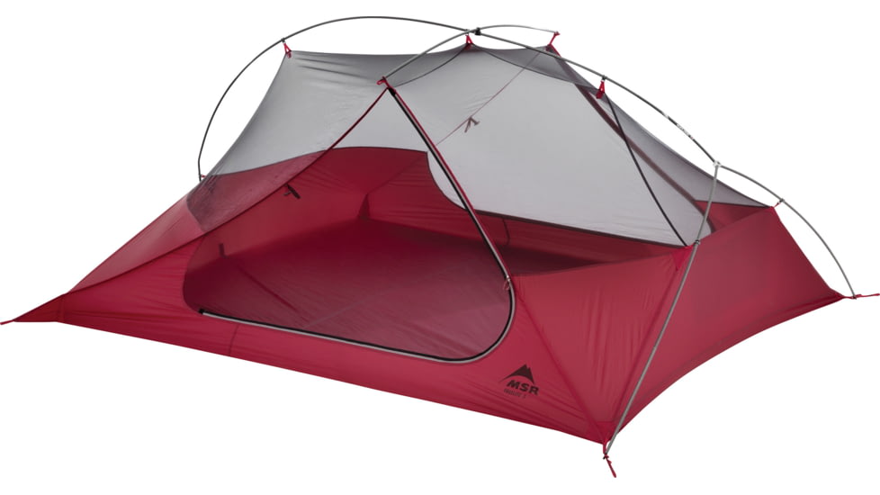 MSR FreeLite 3 Ultralight Backpacking Tent, Red, 10327