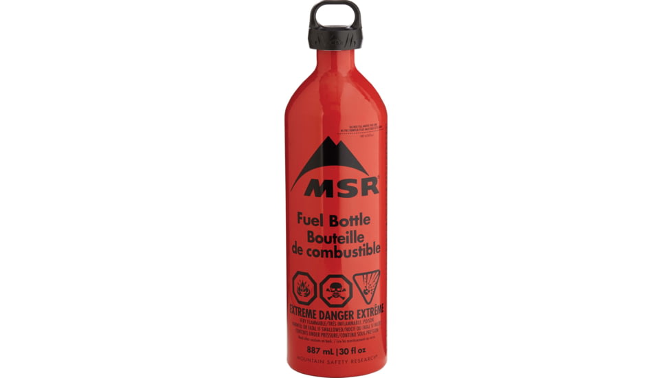 MSR CRP Cap Fuel Bottle, Red, 30 oz, 11832