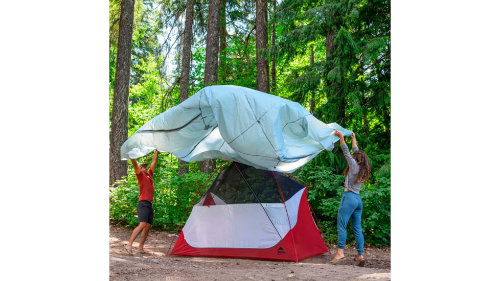 MSR Habiscape 4 Tent, Glacial Blue, 4, 11595