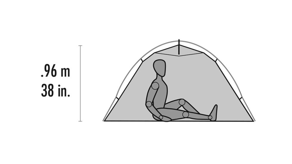 MSR Hubba Tour Tent - 1-Person, 3 Season, 10319