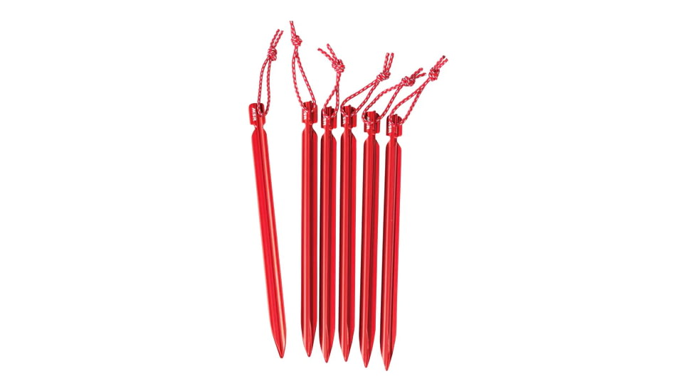 MSR Mini Groundhog Stakes - Pack of 6, One Size, 6621