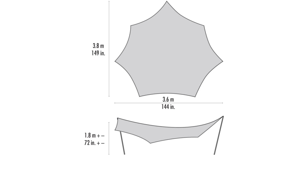 MSR Rendezvous 120 Wing U24 Tarp