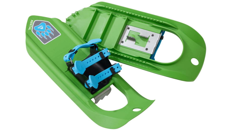 MSR Tyker Rental Snowshoes, Dino Green, 17in, 10819