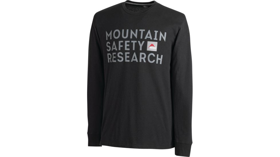 MSR Mtn Safety Research Long Sleeve Shirt - Men's-Black-X-Large