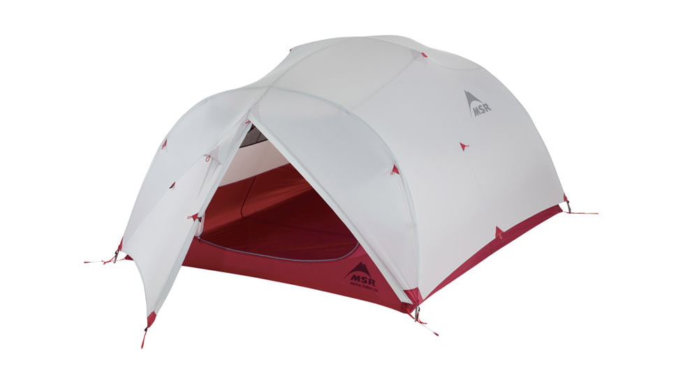 MSR Mutha Hubba NX Backpacking Tent, 3 Person, Red 6132
