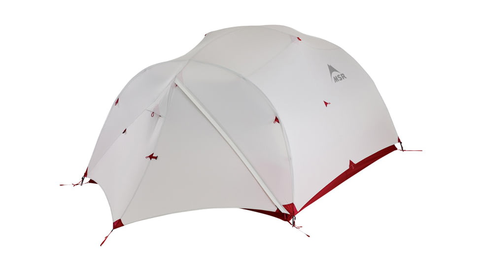 MSR Mutha Hubba NX Backpacking Tent, 3 Person, Red 6132