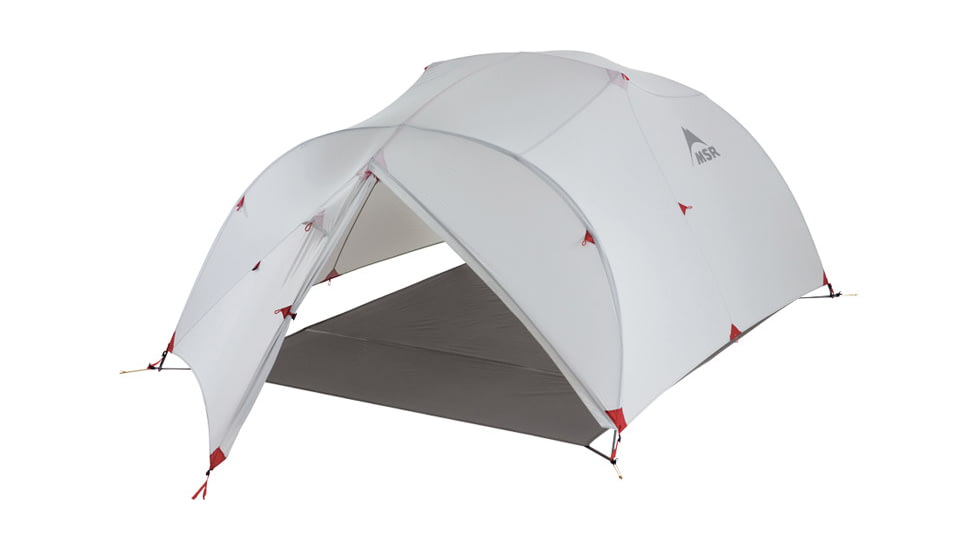 MSR Mutha Hubba NX Backpacking Tent, 3 Person, Red 6132