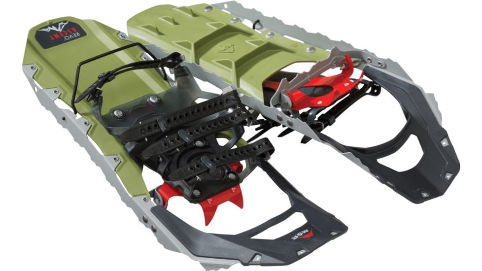 MSR Revo Ascent M22 Snowshoes, 2019 - Mens, Olive, 22 IN, 13086