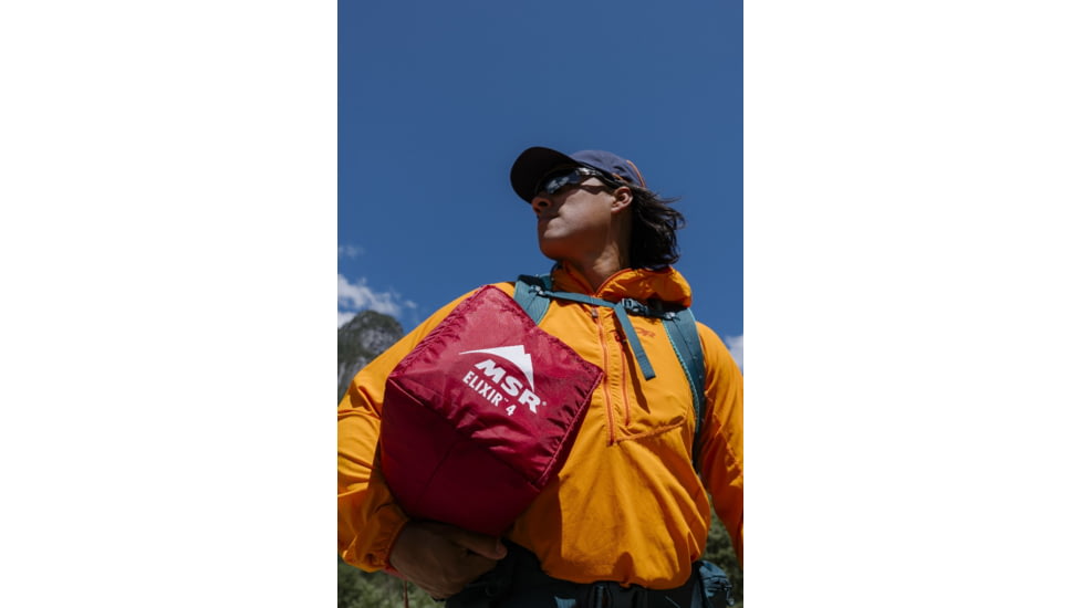 MSR S25 Elixir 4 Tent, Moss, 4, 13701