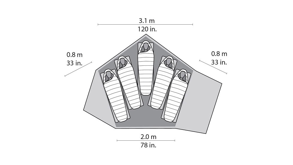 MSR Stormking Tent 5 Person, 4 Season, 1244