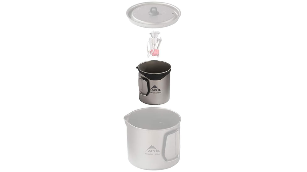 MSR Titan Cup, Titanium, 450 ml, 13847