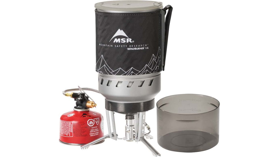 MSR WindBurner Duo Backpacking Stove System, Black, 10366