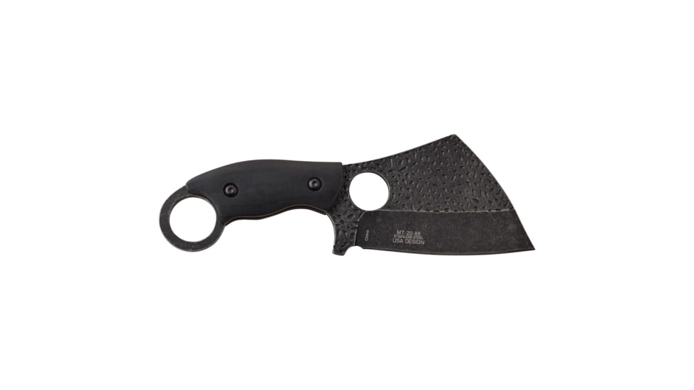 Mtech Wharncliffe Fixed Blade Knife, 3.5 in, 3Cr13 Stainless Steel Stainless Steel, Black, MT-20-86BK