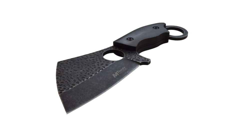 Mtech Wharncliffe Fixed Blade Knife, 3.5 in, 3Cr13 Stainless Steel Stainless Steel, Black, MT-20-86BK