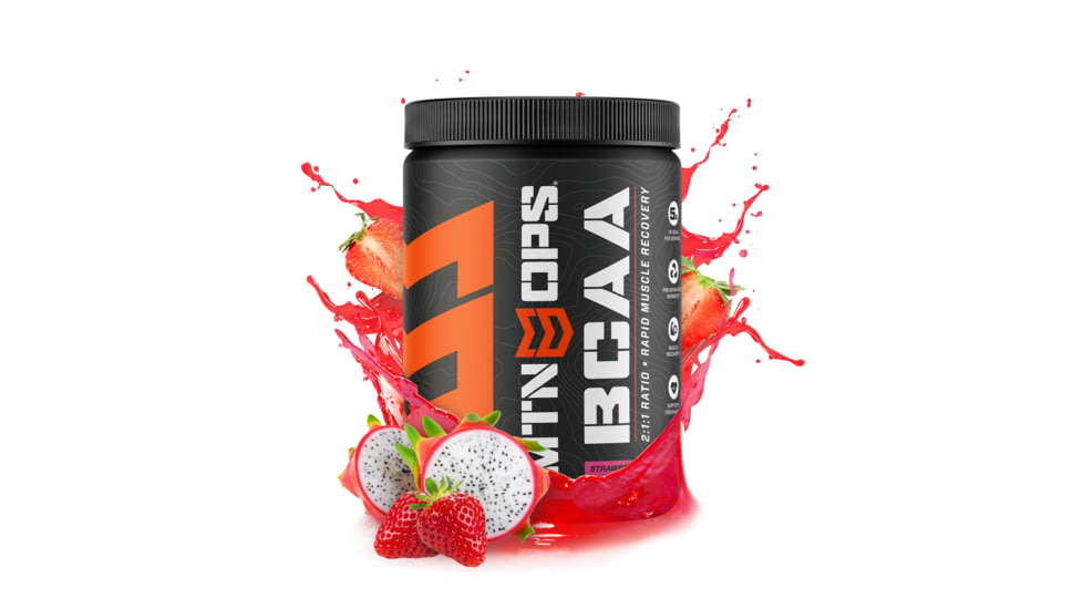 MTN OPS BCAA 2-1-1 Rapid Muscle Recovery, 30 Servings, Strawberry Dragonfruit, 1044
