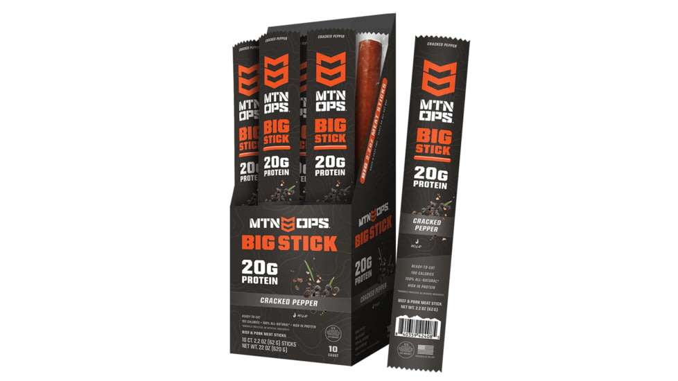 MTN OPS Big Meat Stick, Black Pepper, 1 Serving, 4152181301