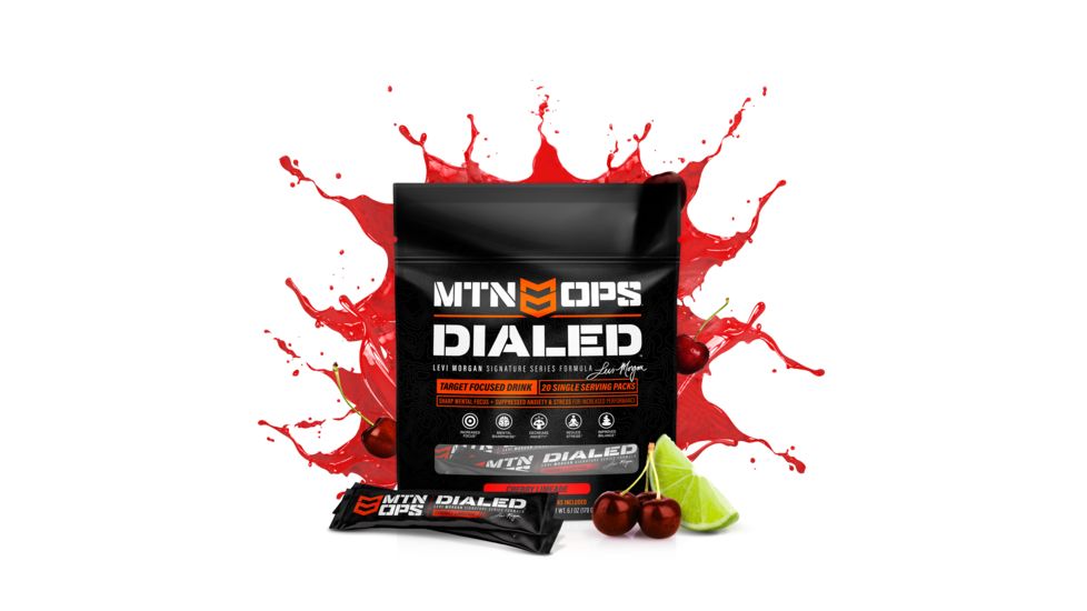 MTN OPS Dialed, 20 Trail Packs, Cherry Limeade, 1118510320