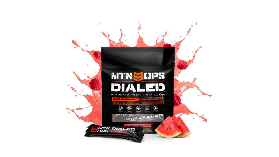 MTN OPS Dialed, 20 Trail Packs, Watermelon Raspberry Lemonade, 1118500320
