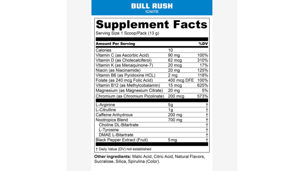 MTN OPS Ignite Energy Drink - Tub