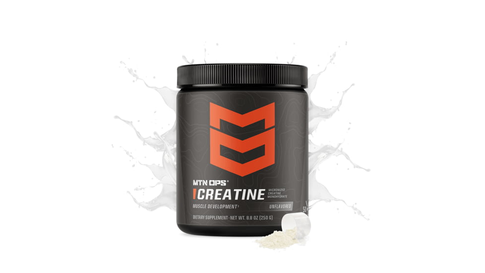 MTN OPS Unflavored Creatine Monohydrate - Tub