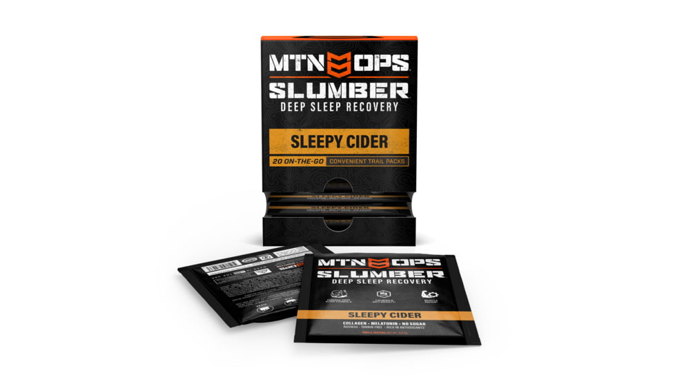 MTN OPS Slumber Deep Sleep Recovery, 20 Trail Packs, Sleepy Cider, 2107810320