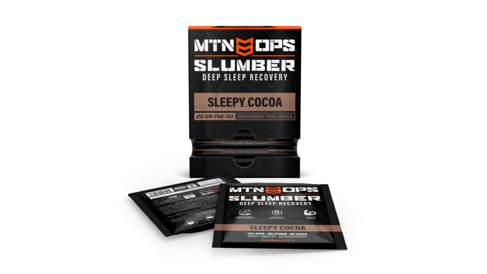 MTN OPS Slumber Deep Sleep Recovery, 20 Trail Packs, Sleepy Cocoa, 2107880320