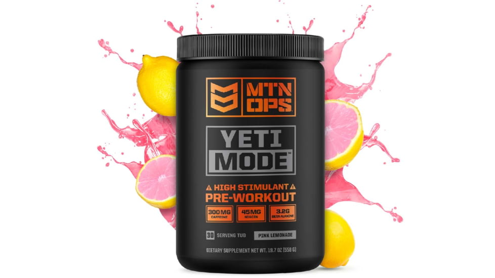 MTN OPS Yeti Mode Scoop - 30, Pink Lemonade, 1131400130