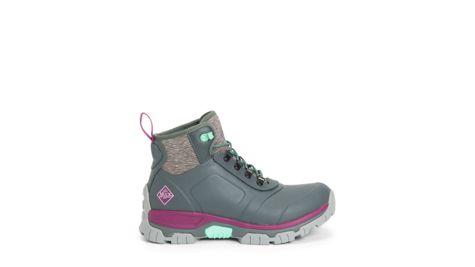 Muck Boots Apex Lace Up Boots - Womens, Dark Shadow, 7, AXWL-101-GRY-070