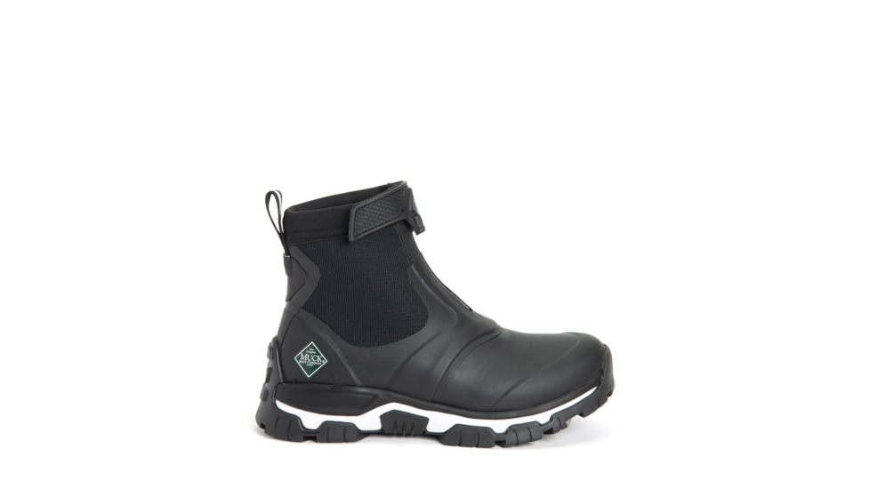 Muck Boots Apex Zip Mid Boots - Womens, Black/White, 10, AXWZ-000-BLK-100
