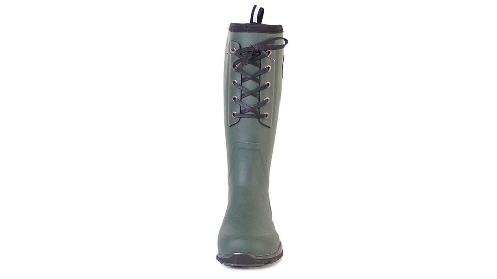 Muck Boots Arctic Excursion Lace Tall Rubber Boot - Mens-Green-Medium-9, Green, 9 muk0017-Green-Medium-9