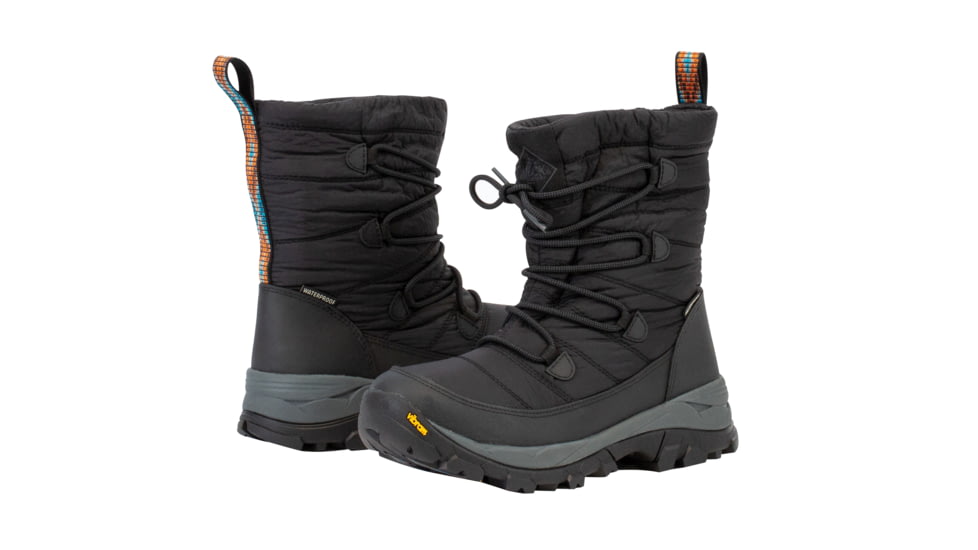 Muck Boots Arctic Ice Nomadic Sport Arctic Grip A.T Lace Boot - Womens, Black, 9, NWVA-000-BLK-090