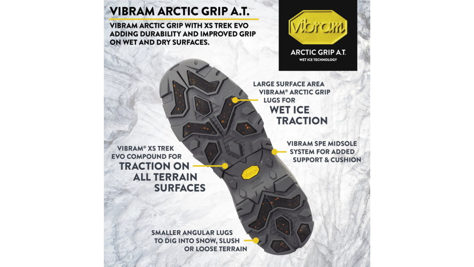 Muck Boots Arctic Ice Nomadic Sport Arctic Grip A.T Lace Boot - Womens, Olive/Camo, 5, NWVA-300-CAM-050