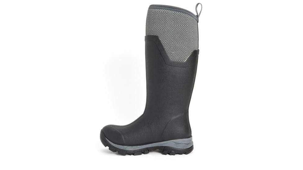 Muck Boots Arctic Ice Tall Boot - Womens, Black/Gray Geometric, 6, AS2TV-101-GRY-060