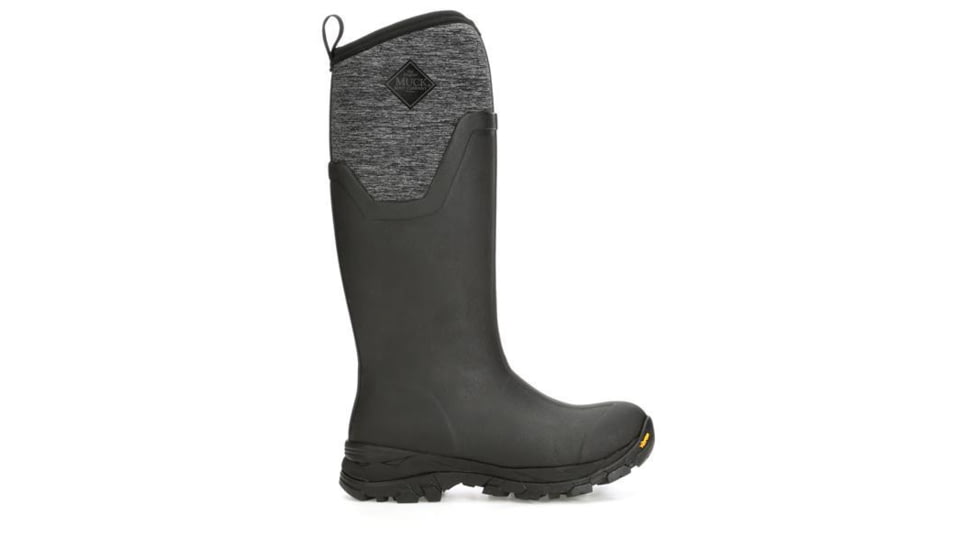 Muck Boots Arctic Ice Tall Boot - Womens, Black/Heather Jersey, 10, AS2TV-100-GRY-100
