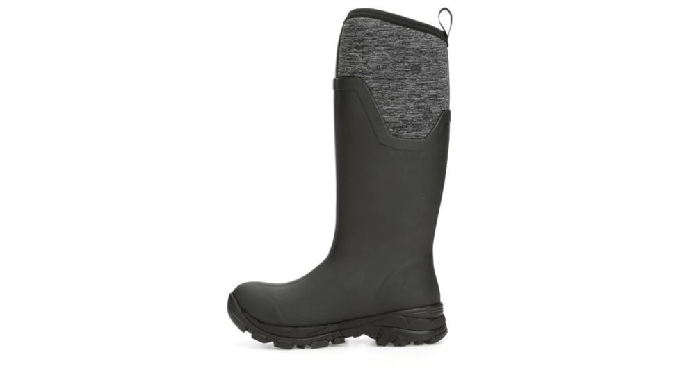 Muck Boots Arctic Ice Tall Boot - Womens, Black/Heather Jersey, 10, AS2TV-100-GRY-100