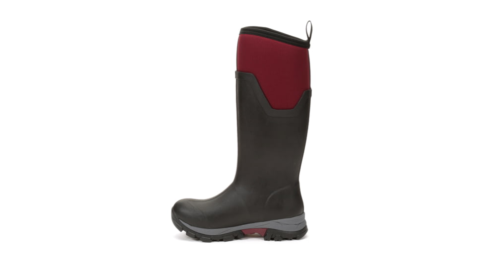 Muck Boots Arctic Ice Tall Boot - Womens, Black/Windsor Wine, 10, AS2TV-600-RED-100