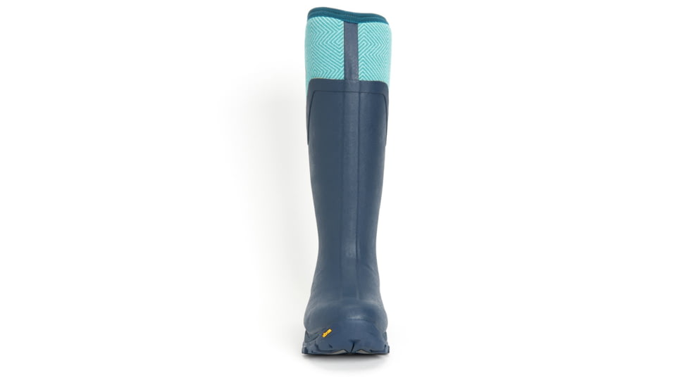Muck Boots Arctic Ice Tall Boot - Womens, Navy/Blue Geometric, 7, AS2TV-200-NVY-070