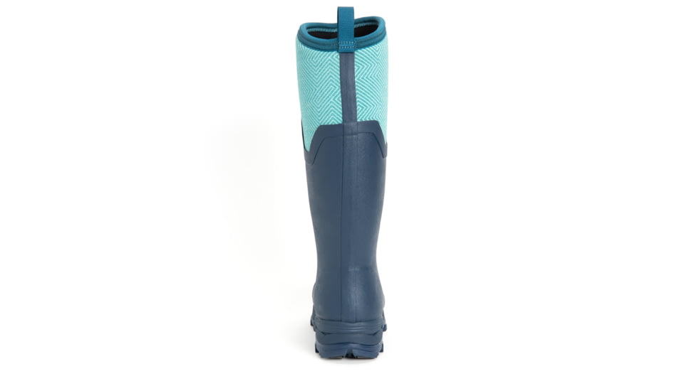 Muck Boots Arctic Ice Tall Boot - Womens, Navy/Blue Geometric, 7, AS2TV-200-NVY-070