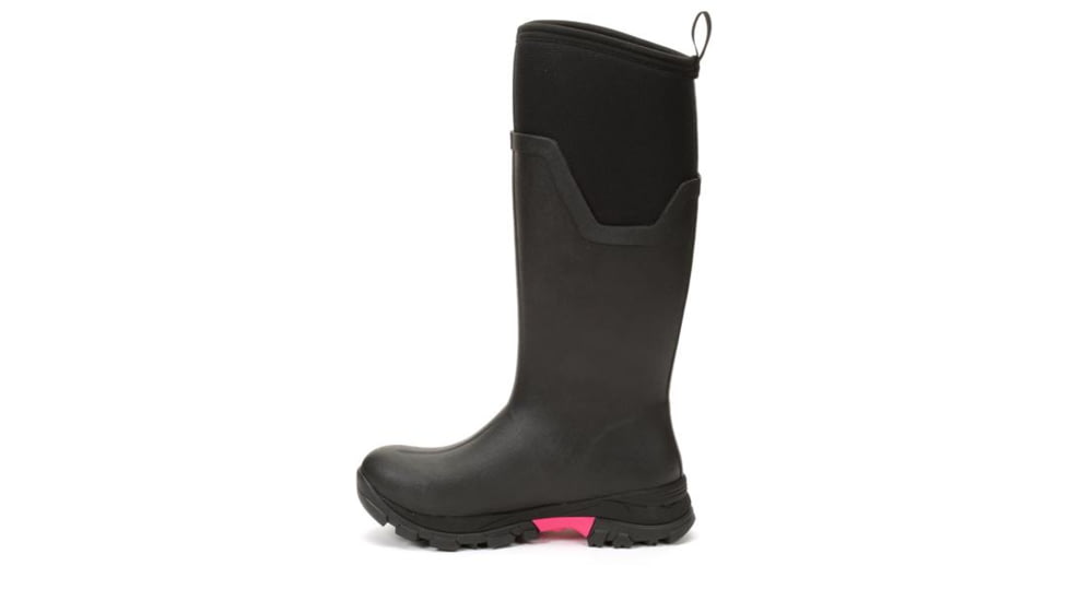 Muck Boots Arctic Ice Tall Boots - Womens, Black/Hot Pink, 5, AS2TV-404-PNK-050