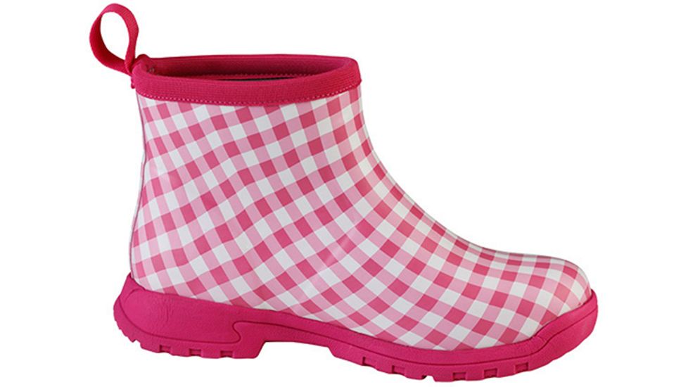 Muck Boots Breezy Ankle Rubber Boot - Womens-Pink-Medium-5, Pink, 5 muk0015-Pink-Medium-5