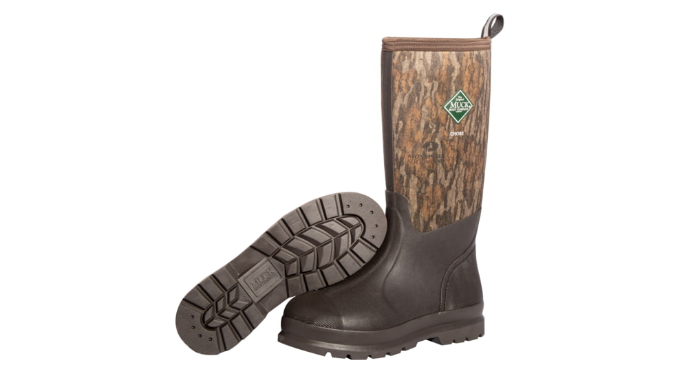 Muck Boots Chore Classic Tall Boot - Men's, Mossy Oak Bottomland, 11, CHH-MOB-CAM-110