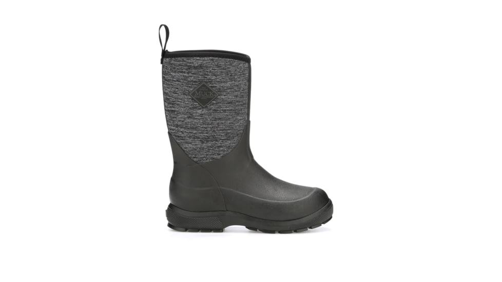 Muck Boots Element Boot - Kids, Black/Heather Jersey, 7, KEL-1JER-BLK-070