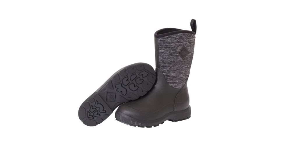 Muck Boots Element Boot - Kids, Black/Heather Jersey, 7, KEL-1JER-BLK-070