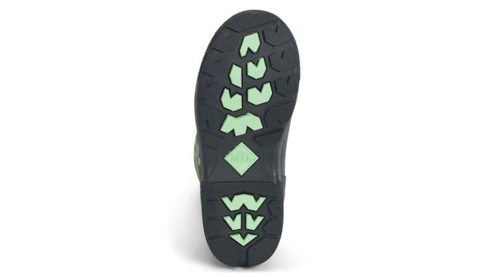 Muck Boots Element Boots - Kids, Gray/Green, Youth, 7, KEL-GLO-GRY-C70