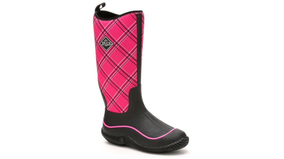Muck Boots Hale Rubber Boot - Women's-Pink Plaid-Medium-10