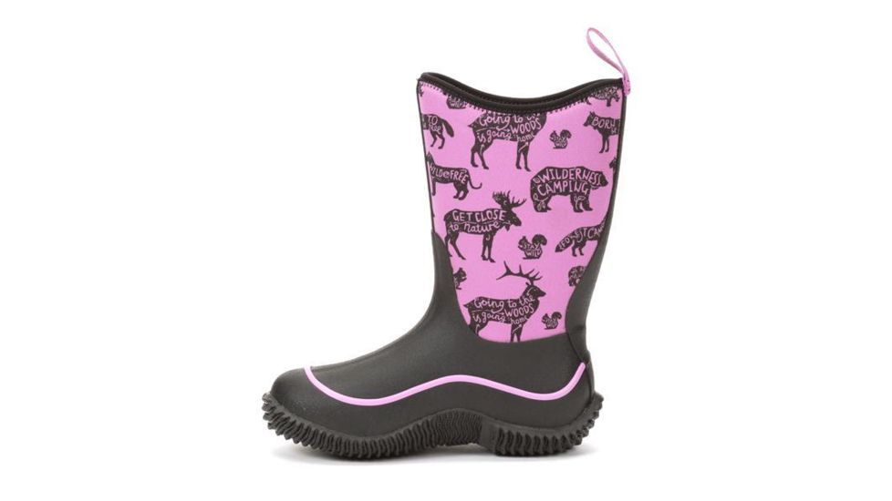 Muck Boots Kid's Hale Boot, PURPLE, 7 KBH-4ANM-PUR-C70