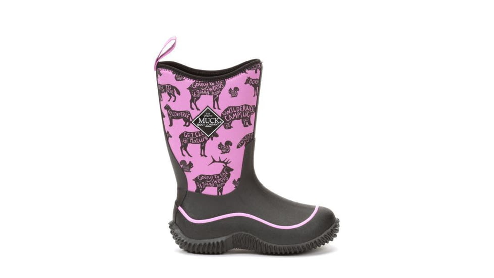 Muck Boots Kid's Hale Boot, PURPLE, 7 KBH-4ANM-PUR-C70