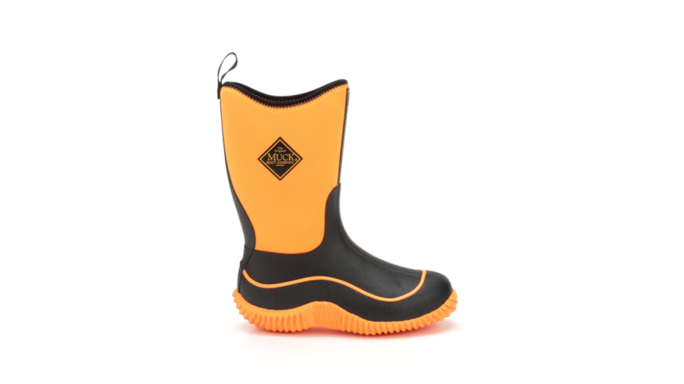 Muck Boots Kids Hale Kid'S Outdoor Sport Boot, Black/
Neon Orange, 11 KBH700-011