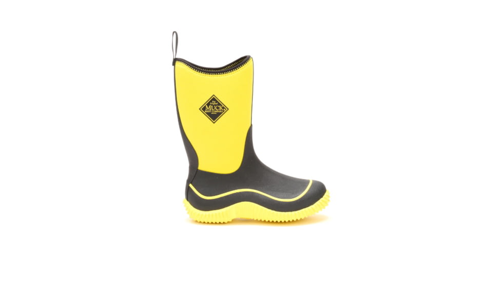 Muck Boots Kids Hale Kid'S Outdoor Sport Boot, Black/
Neon Yellow, 8 KBH800-008