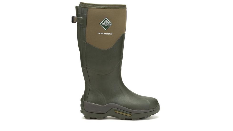 Muck Boots Men's Muckmaster Wide Calf Boot, Moss, 15 MMXF-333T-GRN-150